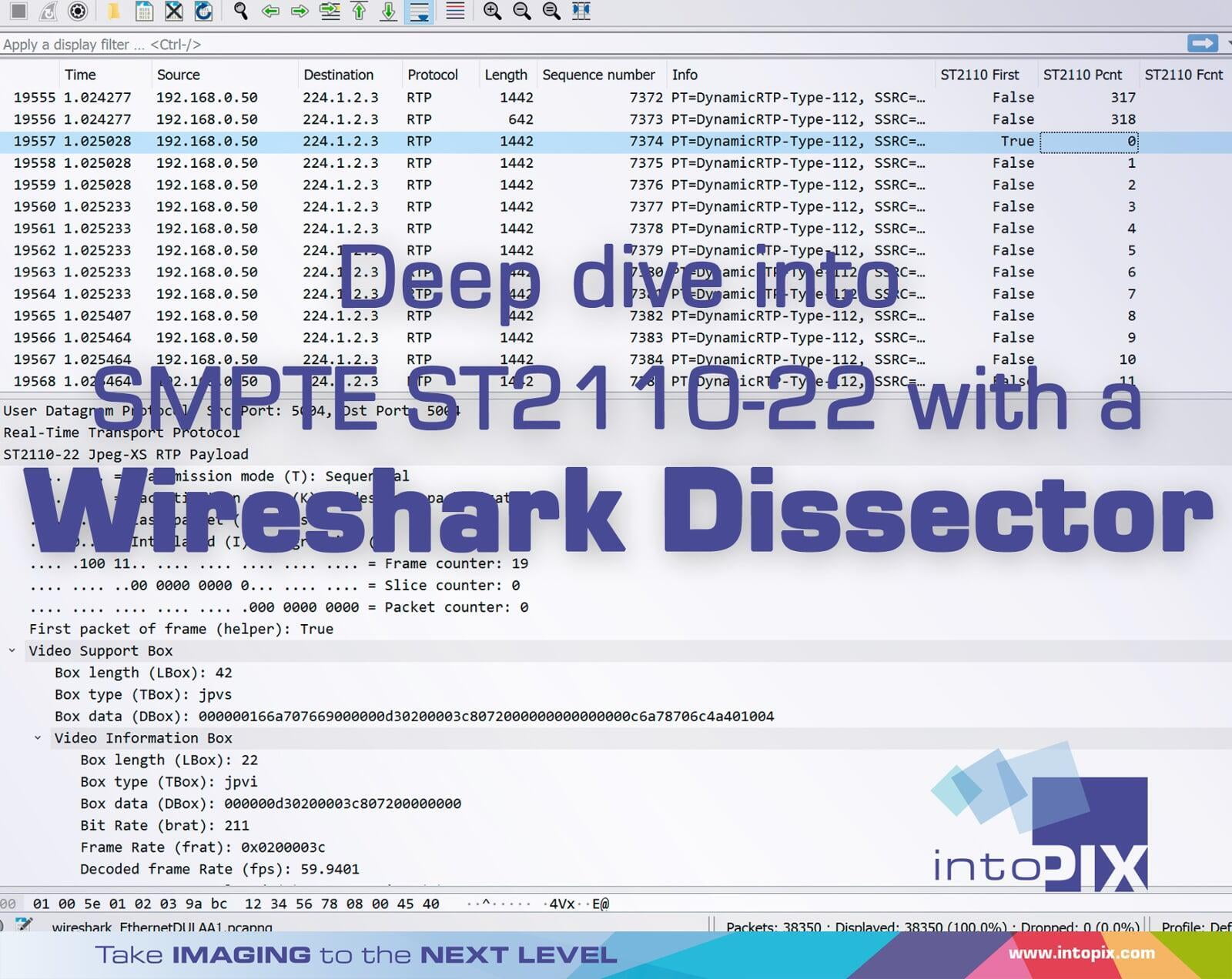 Wireshark Dissector로 SMPTE ST2110-22 자세히 알아보기